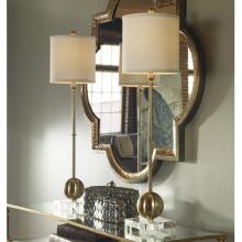 Laton-Brass Buffet Lamps