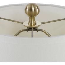Laton-Brass Buffet Lamps