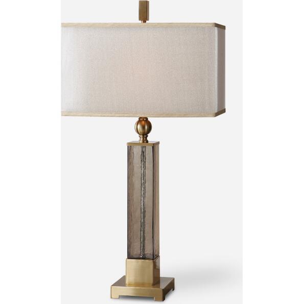 Caecilia-Amber Glass Table Lamps