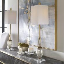 Copeland-Mercury Glass Buffet Lamps