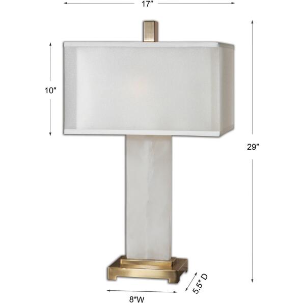 Athanas Alabaster Lamp