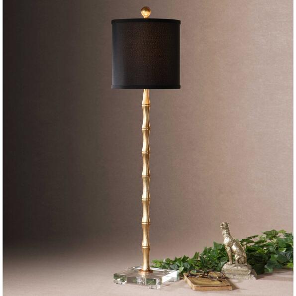 Uttermost Quindici Metal Bamboo Buffet Lamp