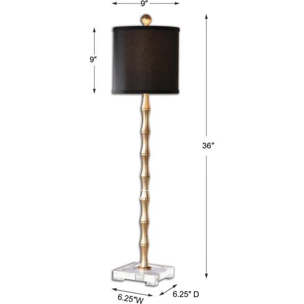 Quindici Metal Bamboo Buffet Lamp