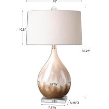 Flavian-Glazed Ceramic Lamps