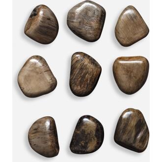 Pebbles-Wood Wall Art