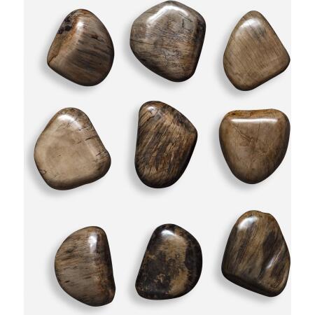 Pebbles-Wood Wall Art