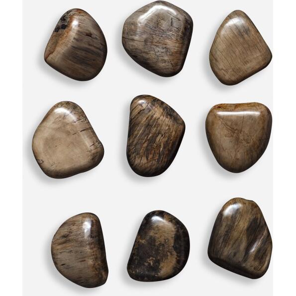 Pebbles-Wood Wall Art