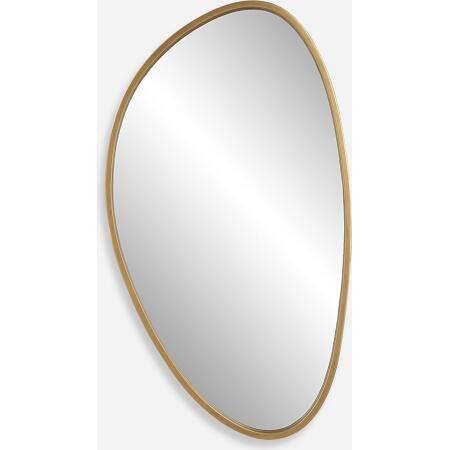 Boomerang-Gold Mirror