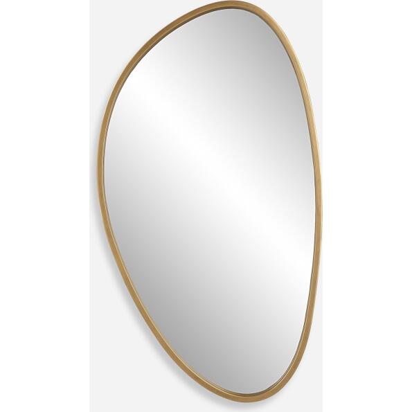 Boomerang-Gold Mirror
