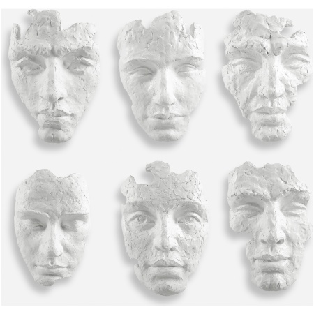 Self-Portrait-White Mask Wall Décor
