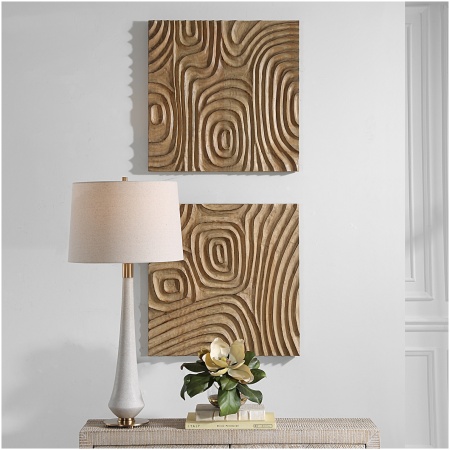 Uttermost Channels Wood Wall Decor