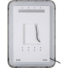 Crofton-Lighted Black Large Mirror