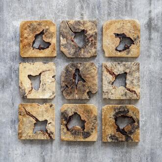 Uttermost Bahati Wood Wall Décor In Natural
