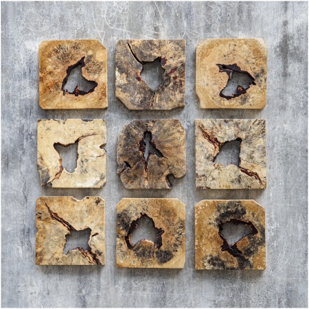 Uttermost Bahati Wood Wall Décor In Natural