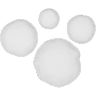 Uttermost Lucky Coins White Metal Wall Bowls
