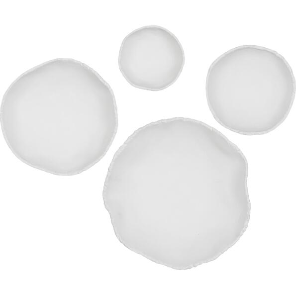 Uttermost Lucky Coins White Metal Wall Bowls