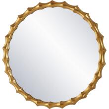 Nacala-Round Gold Mirror