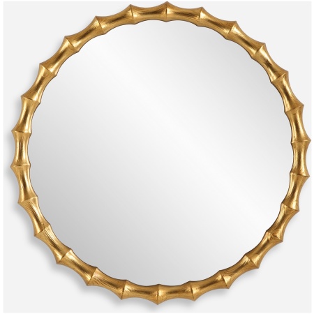 Nacala-Round Gold Mirror
