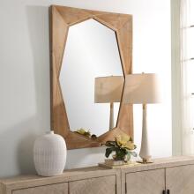 Marquise-Natural Wood Mirror