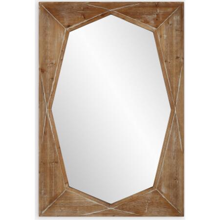 Marquise-Natural Wood Mirror