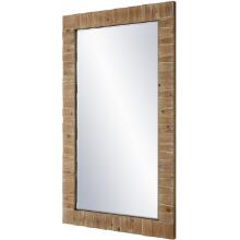 Ayanna-Gray Washed Wood Mirror