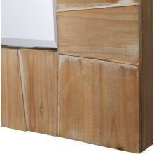 Ayanna-Gray Washed Wood Mirror