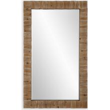 Ayanna-Gray Washed Wood Mirror