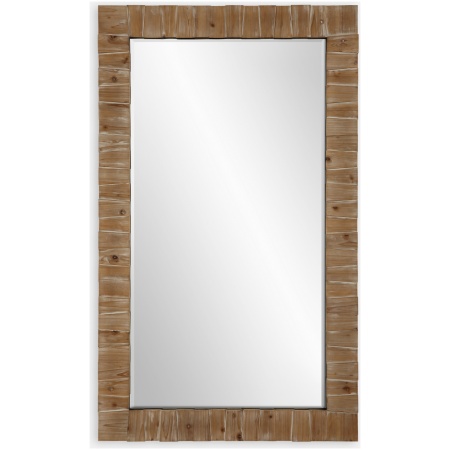 Ayanna-Gray Washed Wood Mirror