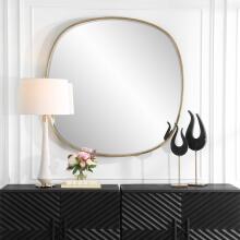 Webster-Antique Gold Mirror