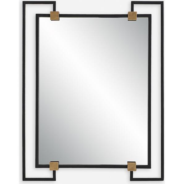 Ivey-Rectangle Industrial Mirror