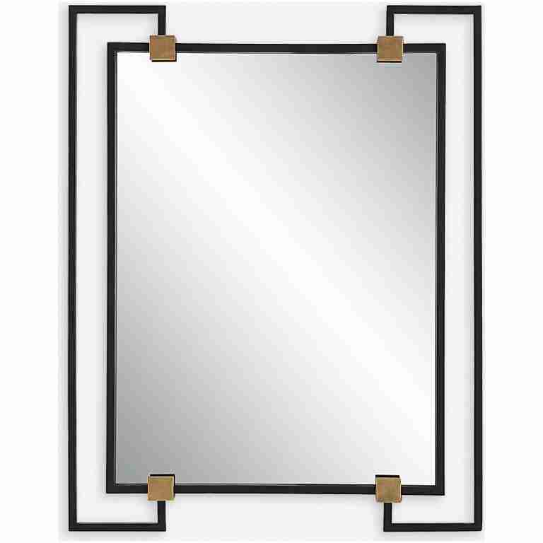 Ivey-Rectangle Industrial Mirror