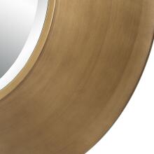 Contessa-Round Gold Mirror