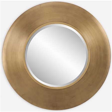 Contessa-Round Gold Mirror
