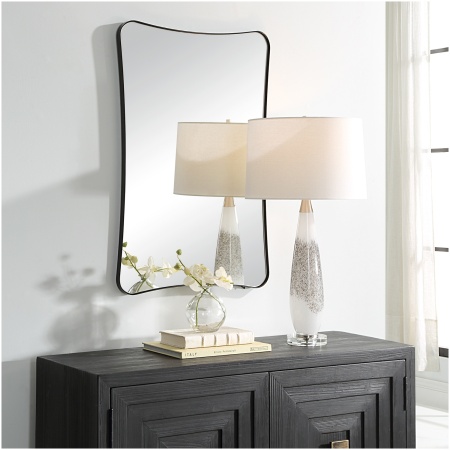 Uttermost Loudon Black Vanity Mirror
