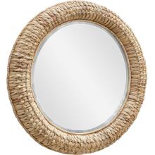 Twisted Seagrass Round Mirror