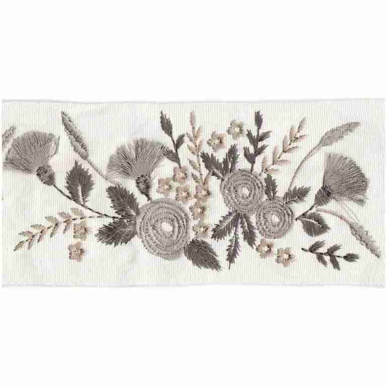 Bouquet Tape/Gray - Tape Trim - Houston