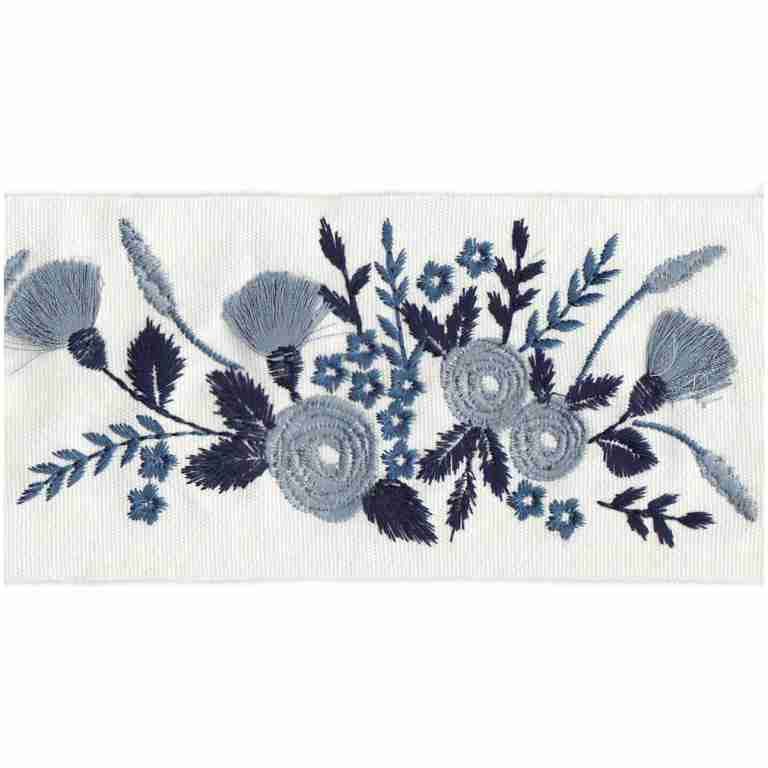 Bouquet Tape/Navy - Tape Trim - Houston
