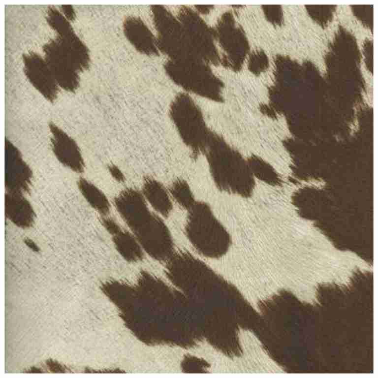 Bovine/Brown - Faux Leathers Fabric Suitable For Drapery