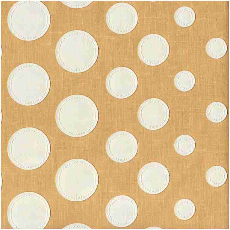 C-Circle/Gold - Multi Purpose Fabric Suitable For Drapery