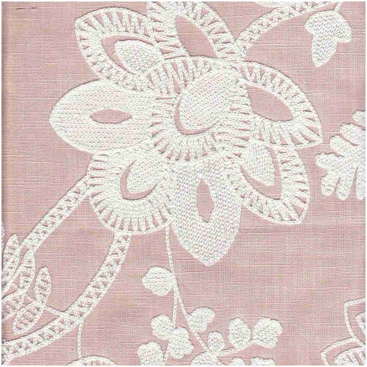 C-Crewel/Rose - Multi Purpose Fabric Suitable For Drapery