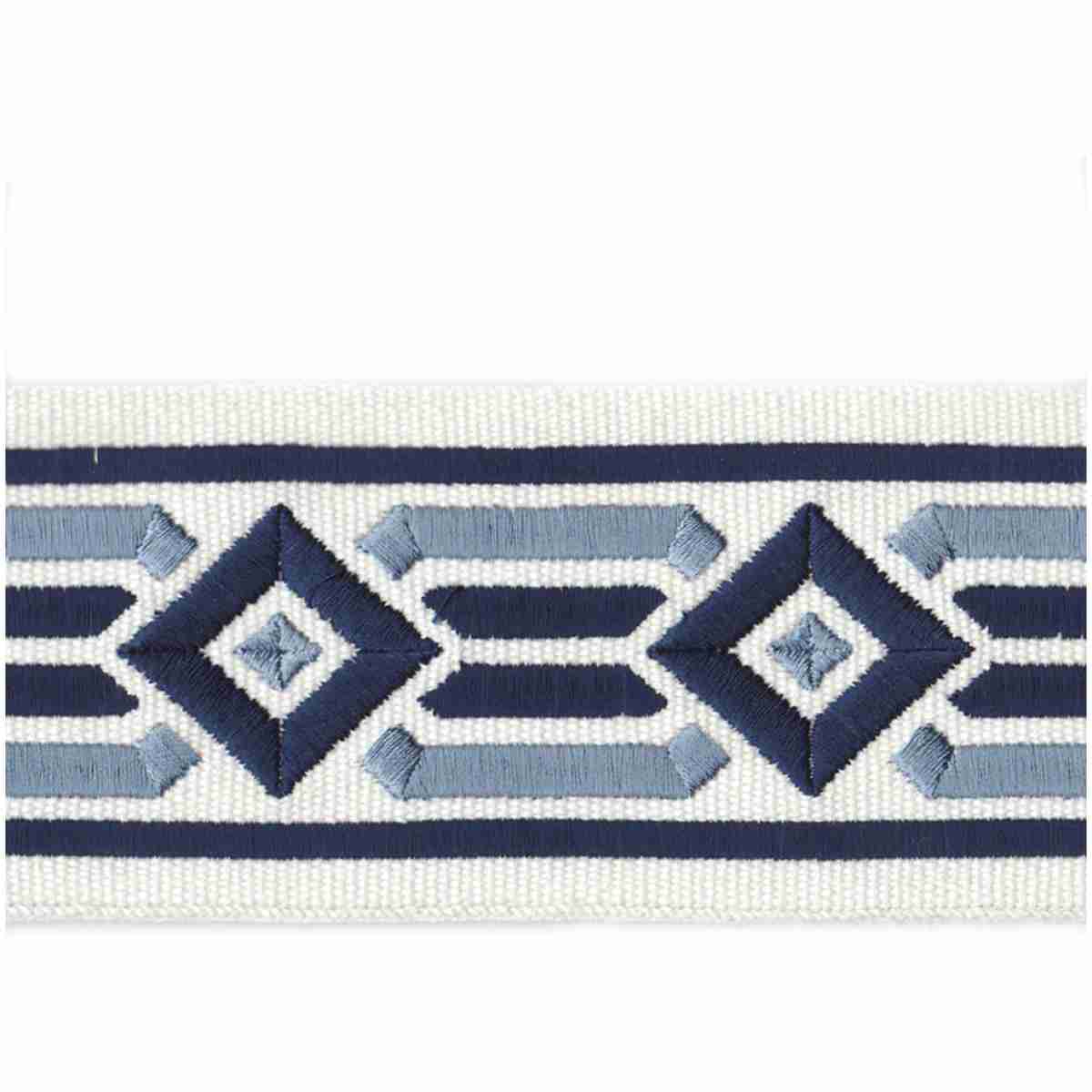 Calgary Tape/Navy - Tape Trim - Fort Worth