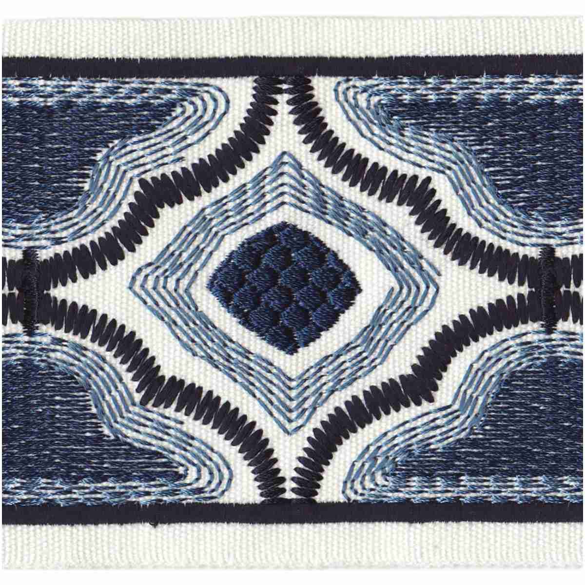 Cloud Tape/Navy - Tape Trim - Houston