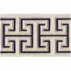 E-Athens Tape/Navy - Tape Trim - Woodlands