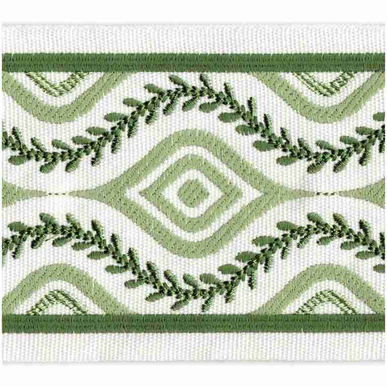 Fauna Tape/Green - Tape Trim - Carrollton