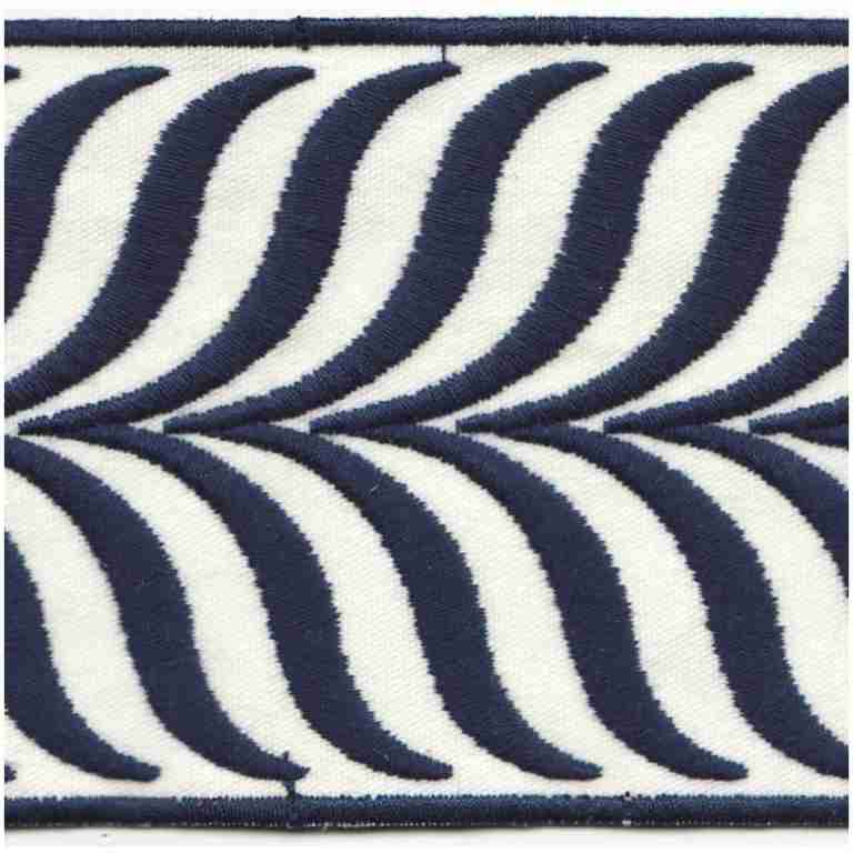 Fern Tape/Blue - Tape Trim - Houston