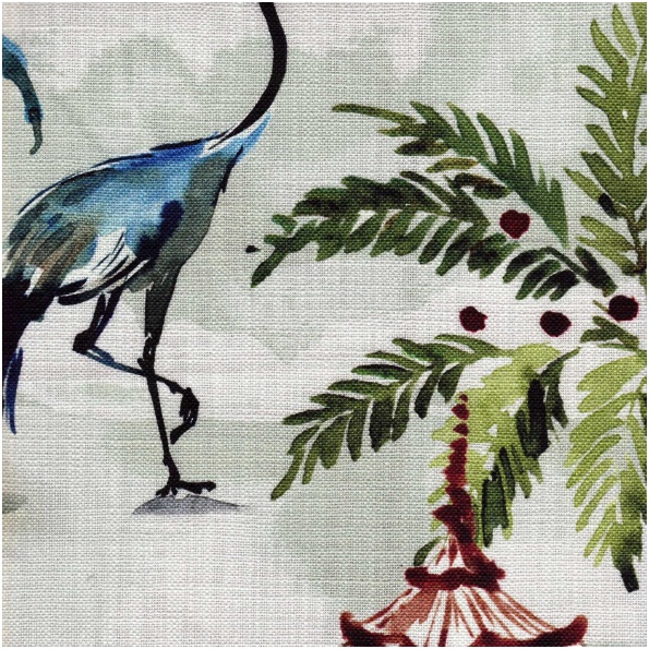 H-Emperor/Palm - Prints Fabric Suitable For Drapery