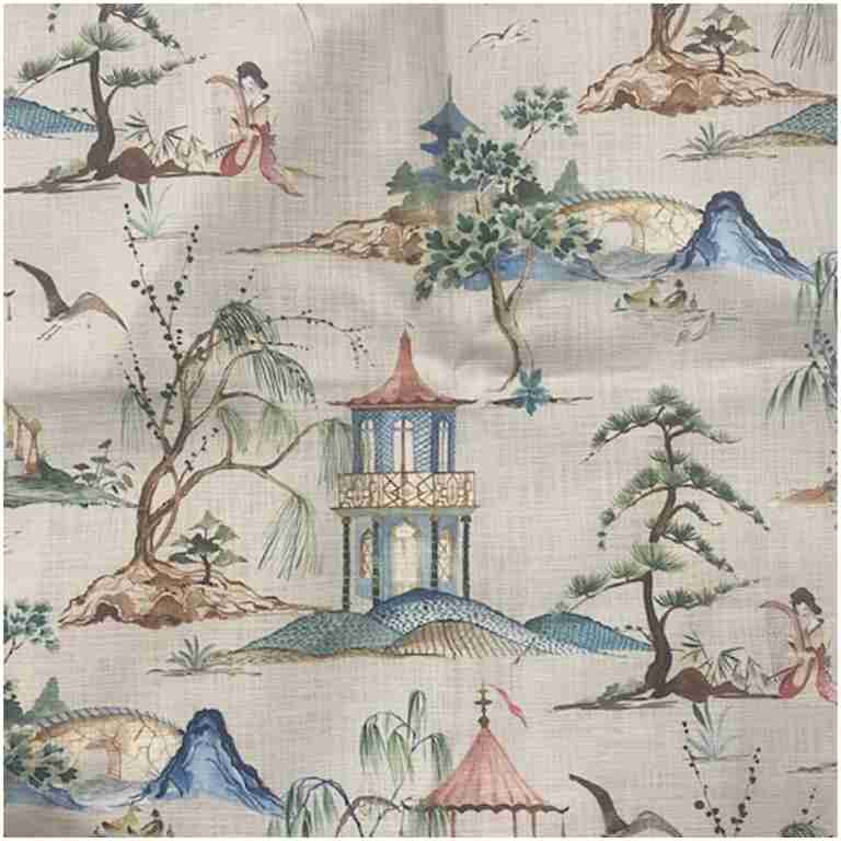 H-Okay/Multi - Prints Fabric Suitable For Drapery