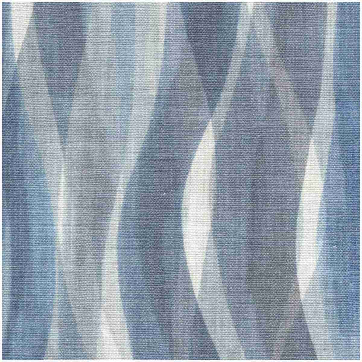 H-Waves/Blue - Prints Fabric Suitable For Drapery