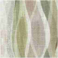 H-Waves/Green - Prints Fabric Suitable For Drapery