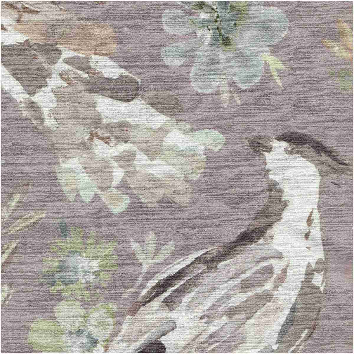 Hambird/Gray - Prints Fabric Suitable For Drapery